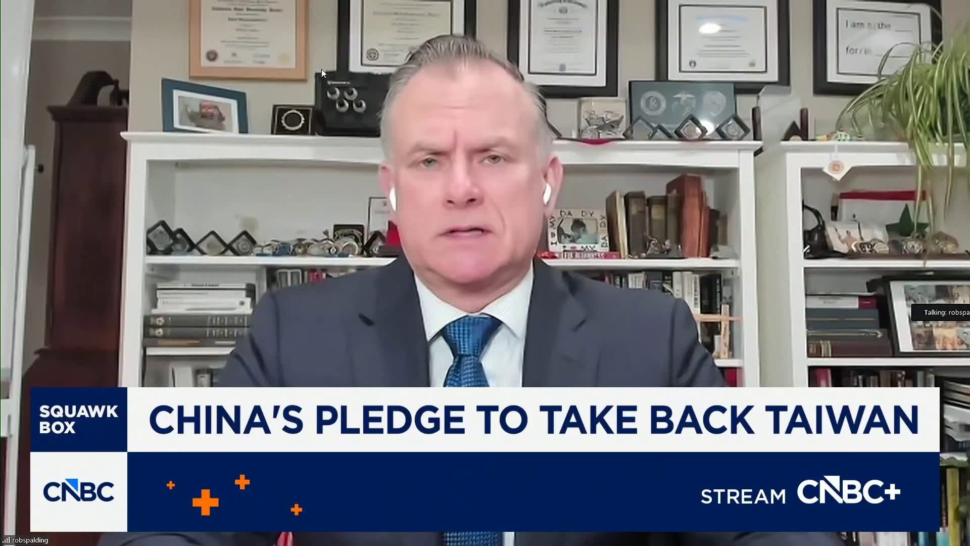 China still concerned with backlash from taking back Taiwan, says Semper CEO Robert Spalding