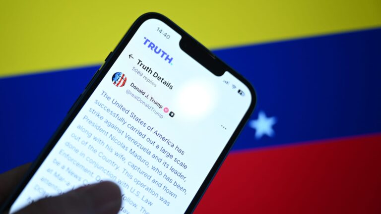 Watch: Trump addresses the nation following U.S. strike against Venezuela