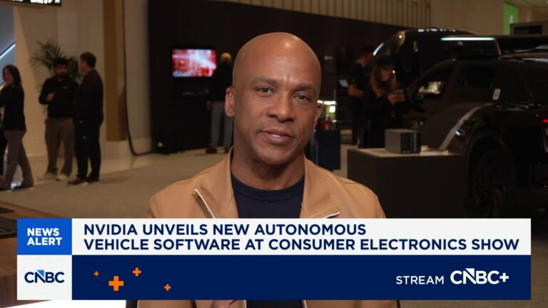 Nvidia unveils new autonomous vehicle software at Consumer Electronics Show