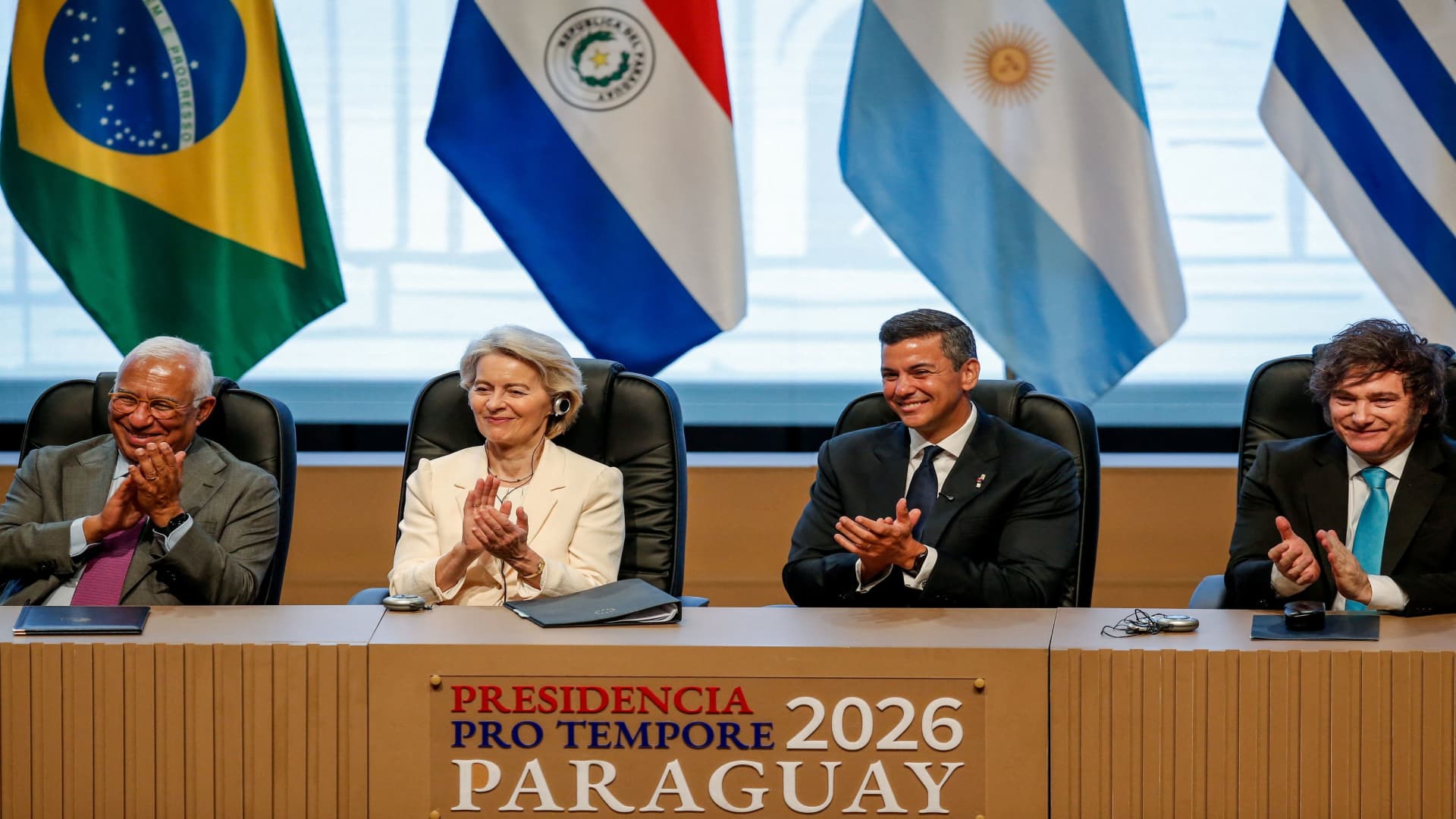 EU and South American bloc Mercosur sign trade deal after 25 years of negotiations