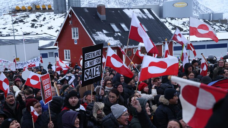 'Unacceptable': European leaders hit back at Trump's Greenland tariffs threat