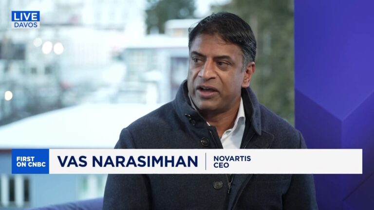 Novartis CEO: Confident we are shielded from any further U.S. tariffs