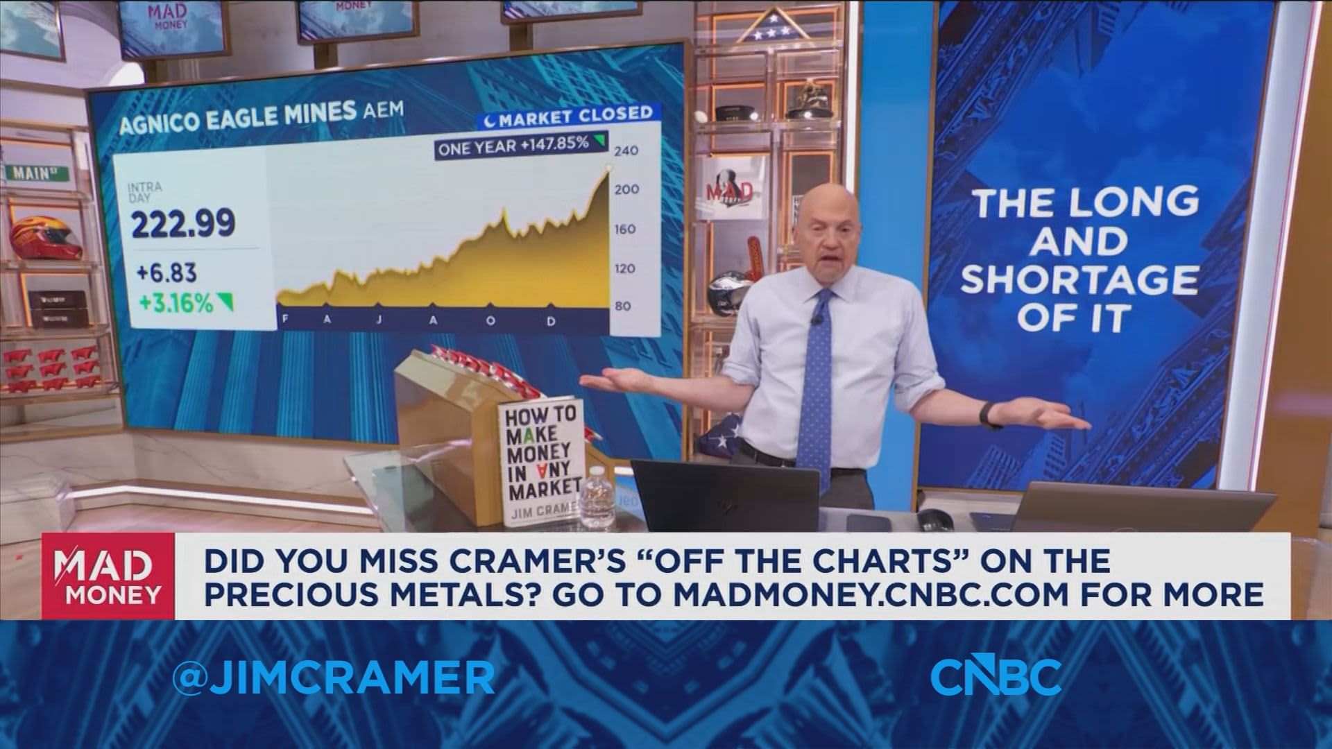 The shortage in tech storage is unlike anything I have ever seen, says Jim Cramer