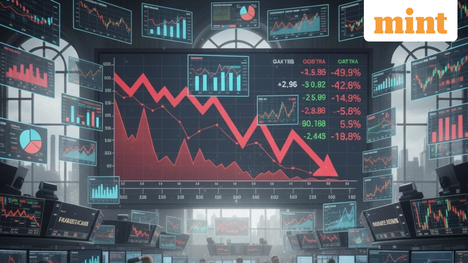 Sensex, Nifty 50 end lower; investors lose  ₹2 lakh crore in a day— 10 key highlights from Indian stock market