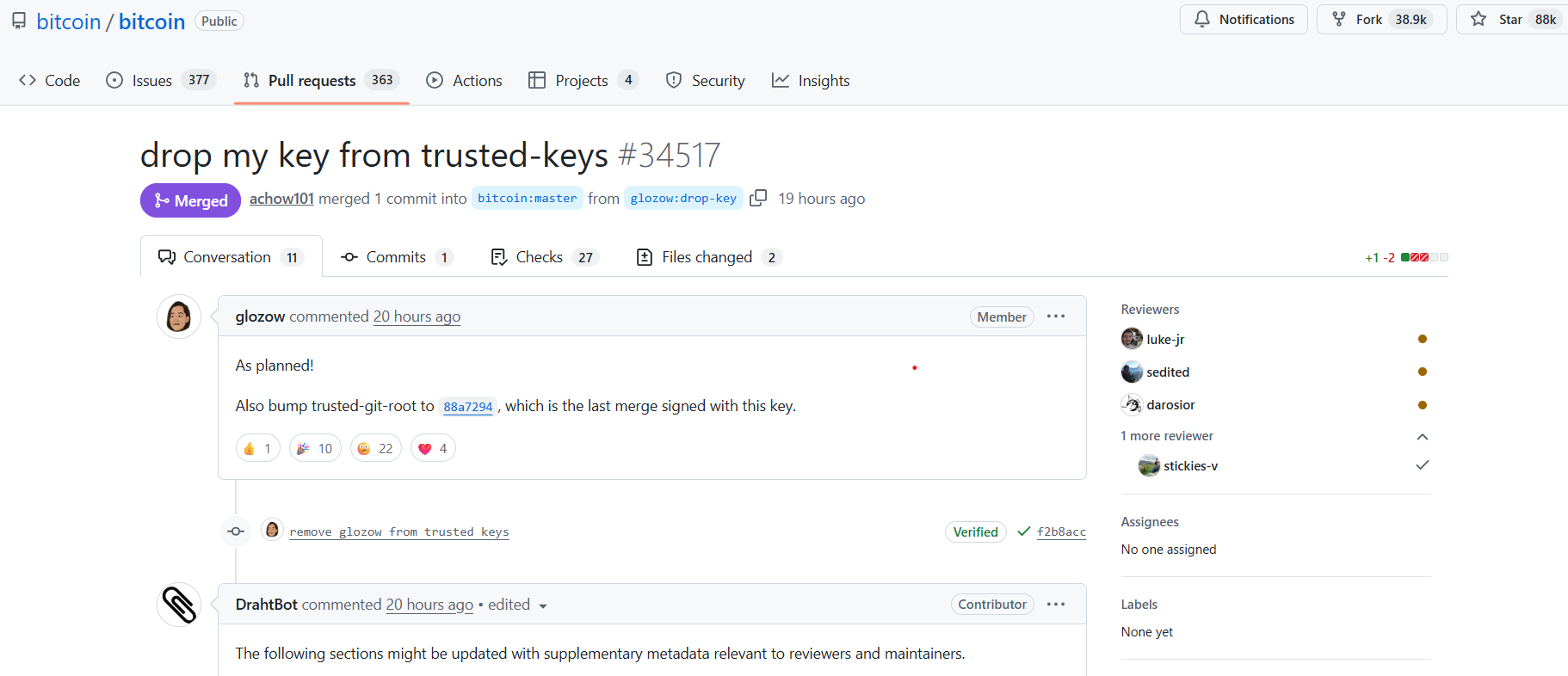 Bitcoin Core Maintainer Gloria Zhao Quits After Six Years