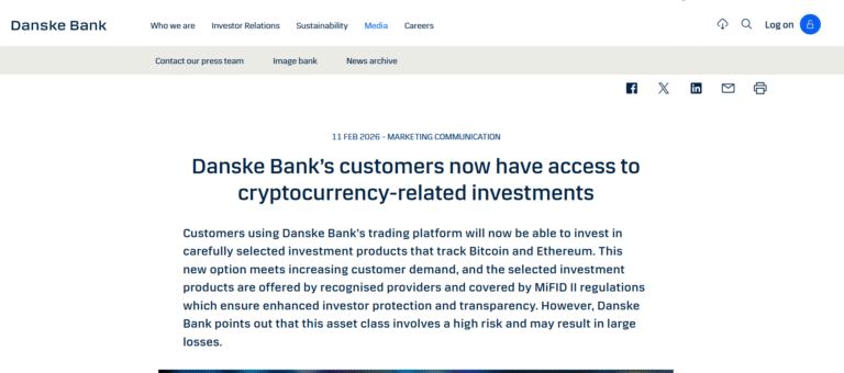 Denmark, Banks, Ethereum, Adoption, Bitcoin ETF