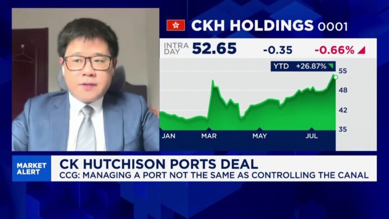 US concerns over CK Hutchison's port operations are 'not grounded in facts': CCG's Zichen Wang