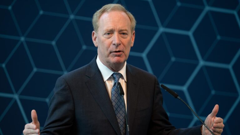 Microsoft’s Brad Smith says U.S. tech should ‘worry a little’ about Chinese firms government subsidies