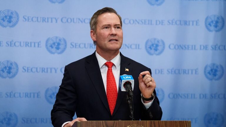 U.S. plans initial payment towards billions owed to the UN, envoy Waltz says