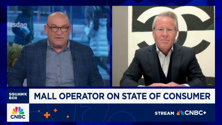 Scarcity of higher-end products is driving retail sales, says mall developer Nate Forbes