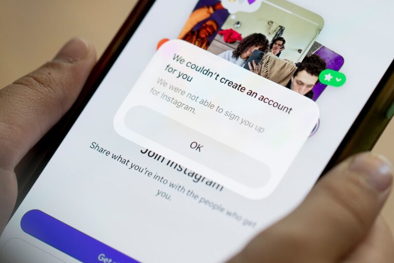 A notification on the Instagram app on a smartphone arranged in Sydney, Australia, on Thursday, Dec. 4, 2025.