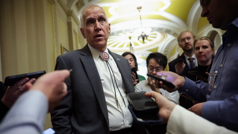 Fed pick: Tillis doubles down on Warsh blockade over concerns about Fed independence