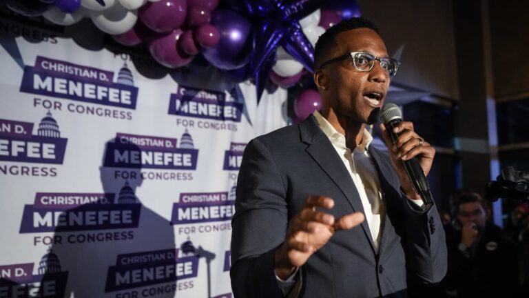 Democrat Christian Menefee wins election for U.S. House, narrowing GOP's slim majority