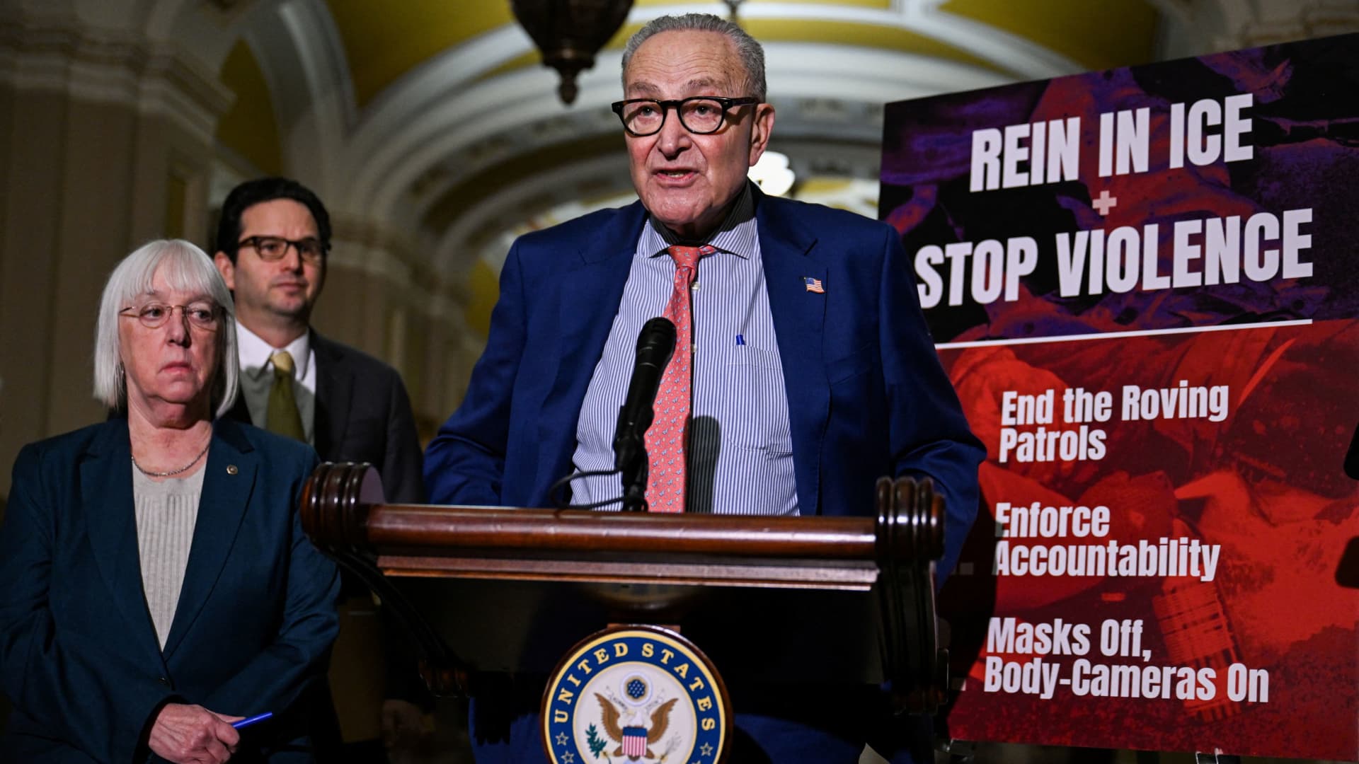 Democrats lay out demands in prickly DHS funding fight