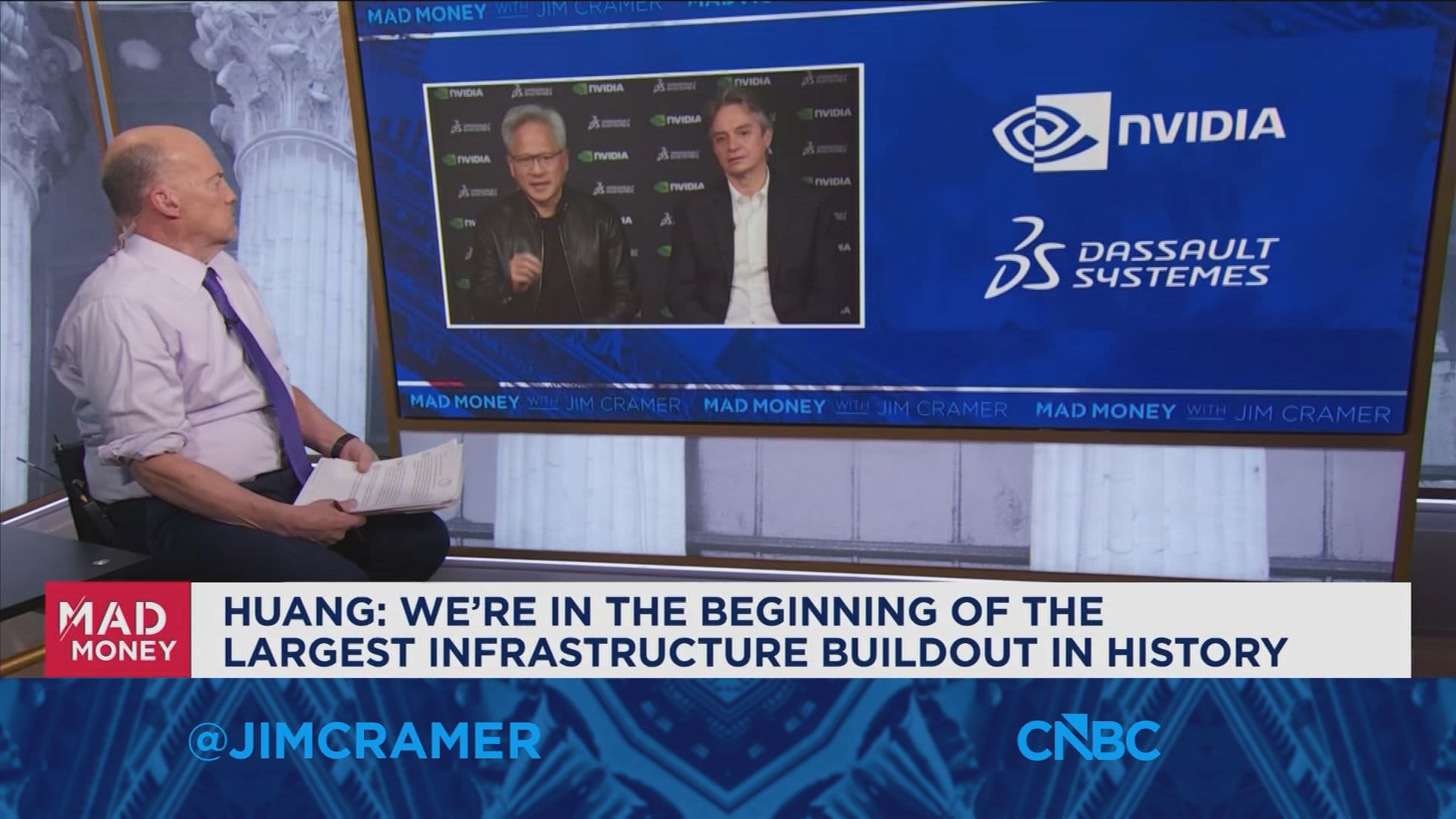 Nvidia CEO Jensen Huang: We're in the beginning of the largest infrastructure buildout in history