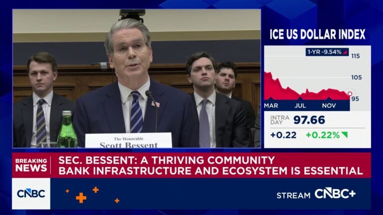 Tariffs do not cause inflation, says Treasury Secretary Scott Bessent