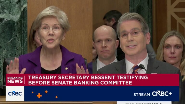 Bessent declines to say Trump DOJ won't sue Warsh over interest rates: 'That is up to the president'