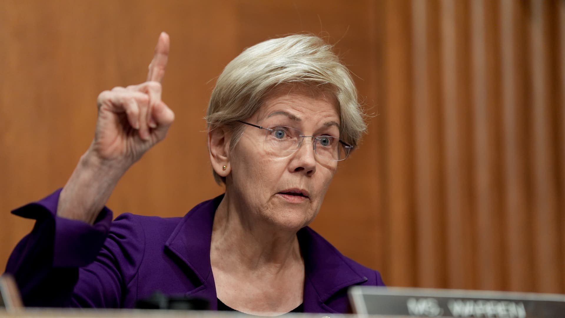 Sen. Warren tells Fed and Treasury: No bailout for crypto billionaires
