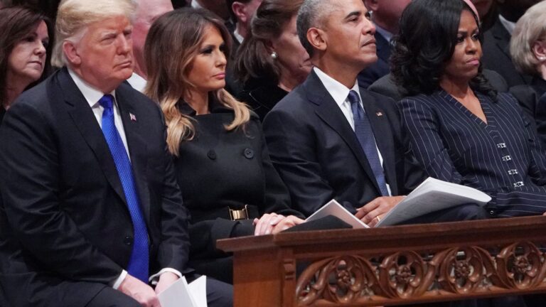 Trump posts racist image of Obamas, White House defends it and slams 'fake outrage'