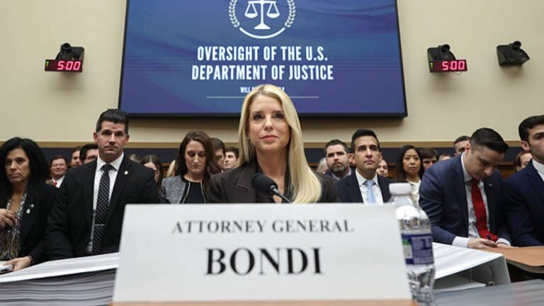 Epstein files: DOJ says it logs Congress members' searches to 'protect' victim information