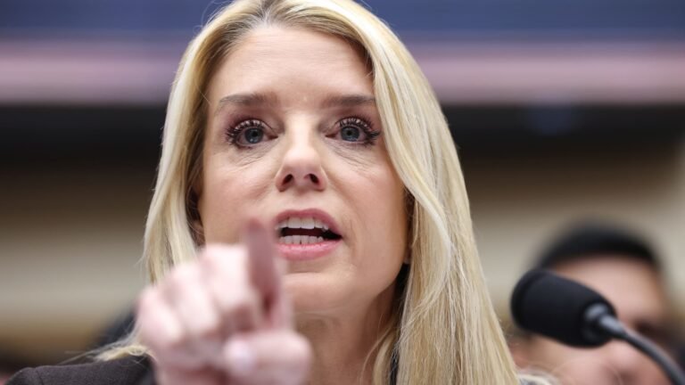 Watch: AG Bondi touts Dow records as furious Dems grill her over Epstein and Trump
