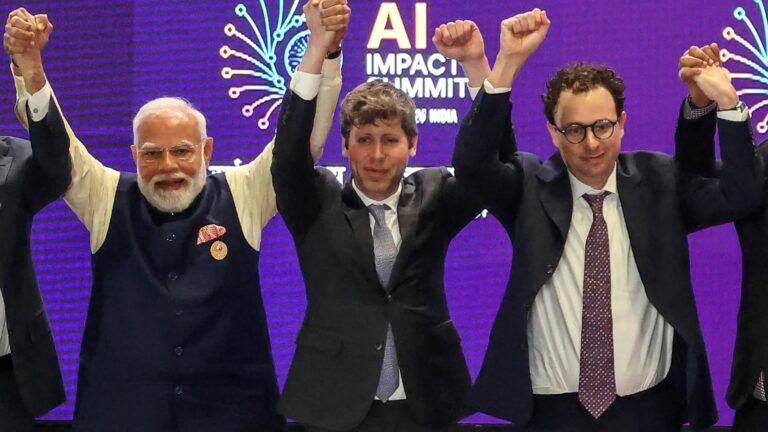 OpenAI and Anthropic’s rivalry on display as CEOs don't hold hands at India AI summit