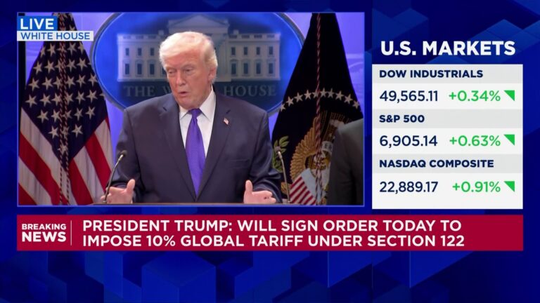 President Trump: I have the right to do tariffs, I don't have to work with Congress