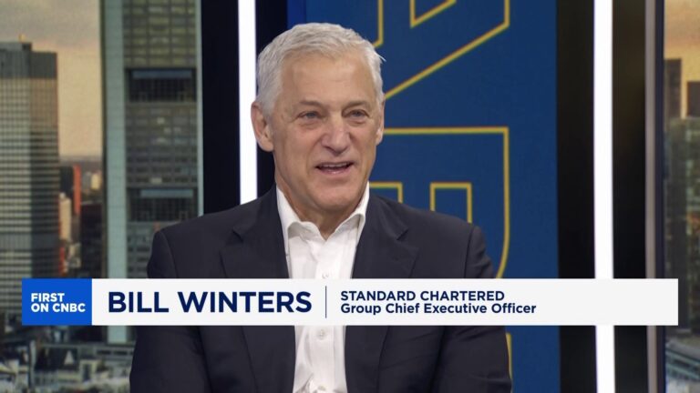 Standard Chartered CEO Bill Winters says he sees continued intense U.S.-China competition