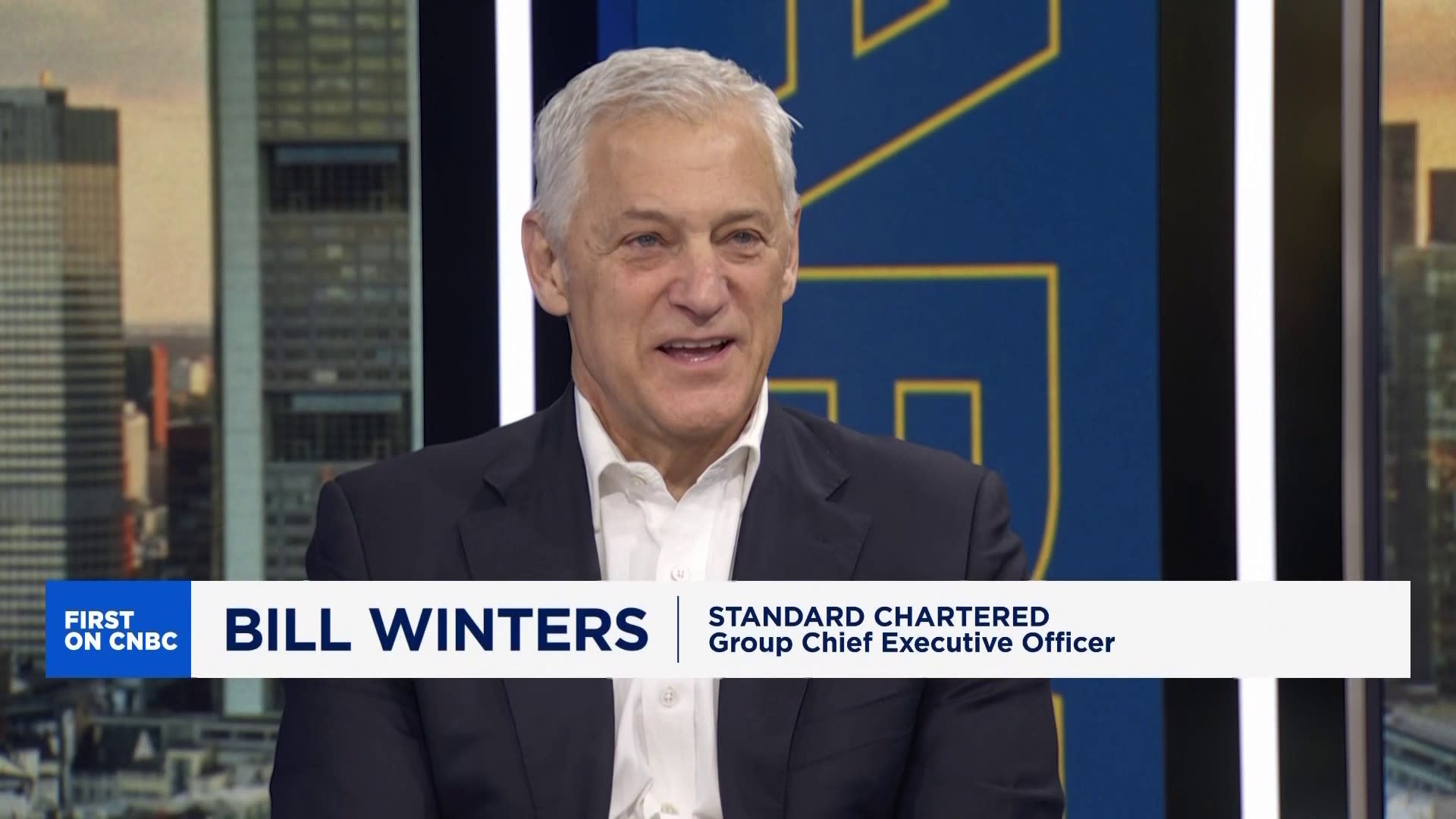 Standard Chartered CEO Bill Winters says he sees continued intense U.S.-China competition