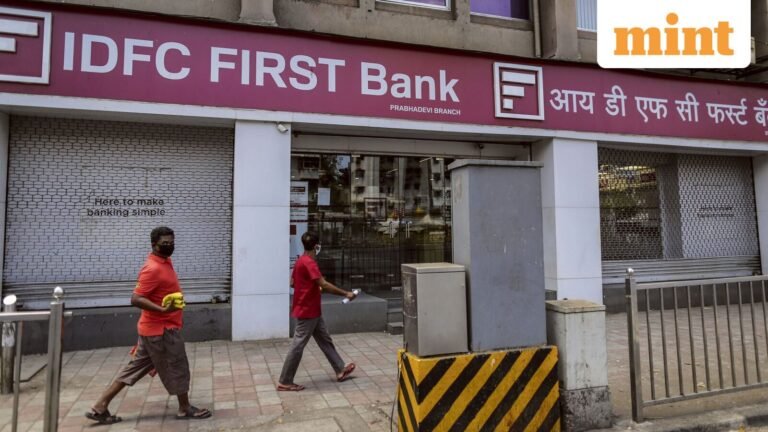 Govt of India loses  ₹1100 crore, LIC  ₹340 crore as fraud-hit IDFC First Bank shares crash 20% in a day | Stock Market News