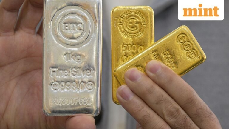 Gold, silver rates today: Comex gold falls $171/oz below $5,000; silver drops $5.50/oz on stronger US dollar