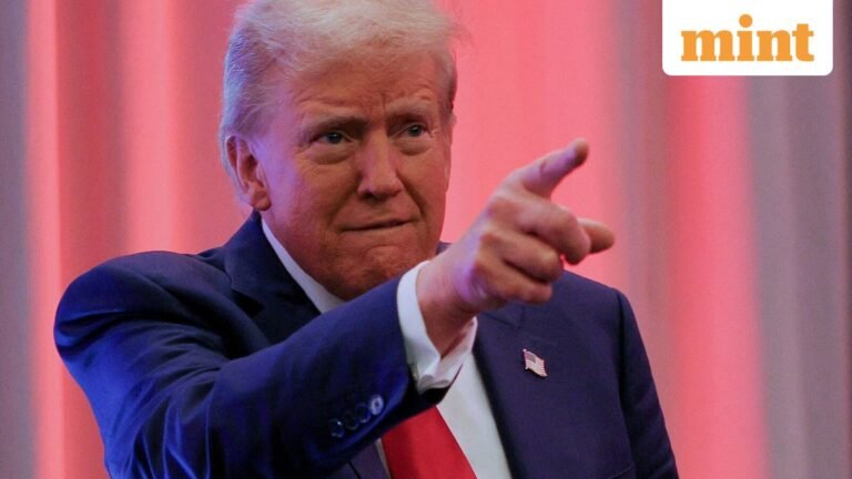 Trump reacts as Dow Jones hits 50,000 for first time, slams Democrats — ‘Driven by our great tariffs’