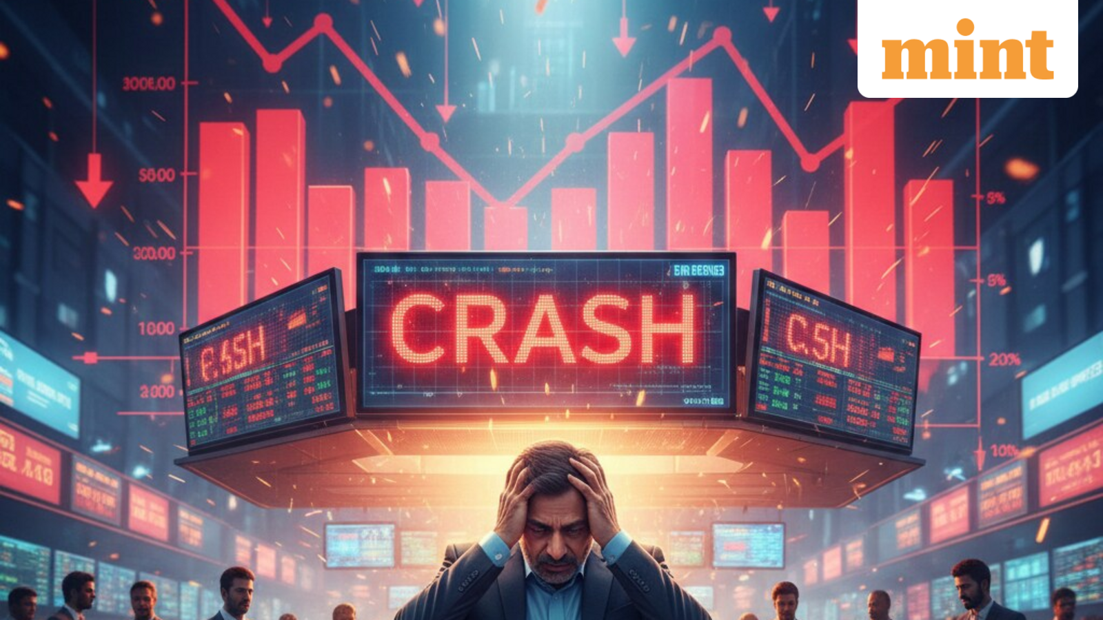 Sensex crashes 1,236 points, investors lose  ₹7 lakh crore— Why did the stock market fall? Explained with 5 key factors