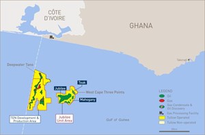 Ghana ratifies Kosmos license extensions for Jubilee, TEN fields to 2040