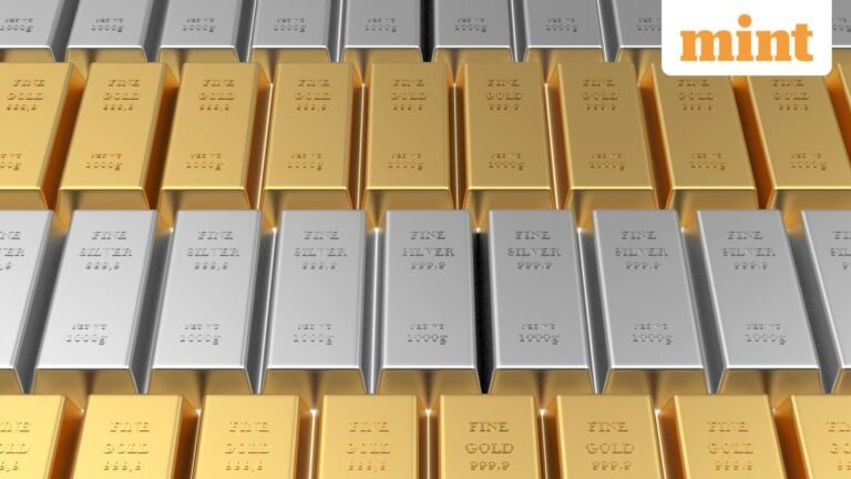 Gold, silver rates today: Gold prices retreat to $5,000, silver prices fall 2% to $82. What should investors do?