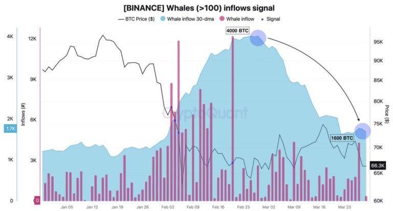 Bitcoin Whale Selling Cools as Traders Shift Focus to Key $59K Level