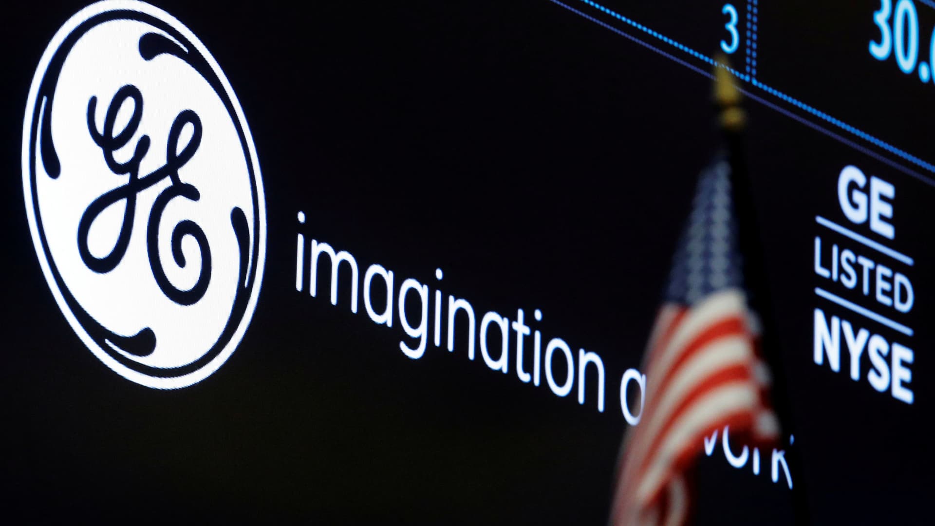General Electric is in the throes a major reversal lower, says Carter Worth