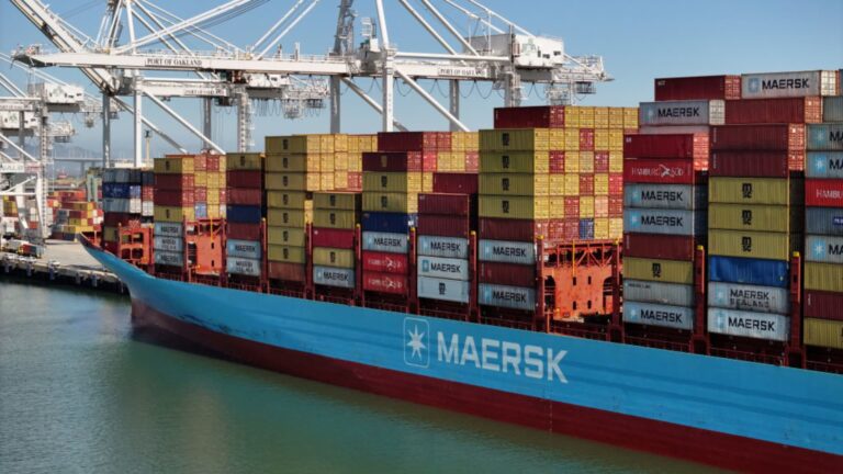 Maersk, a bellwether for global trade, suspends two key shipping services due to Iran war
