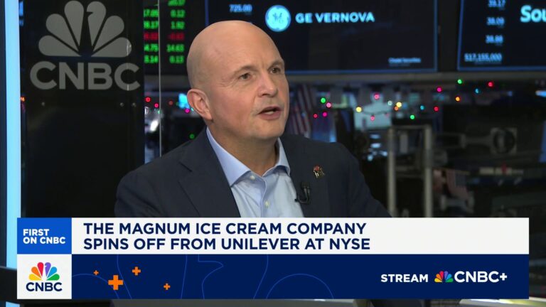 Magnum CEO on Unilever spinoff: ‘We needed real focus on ice cream’