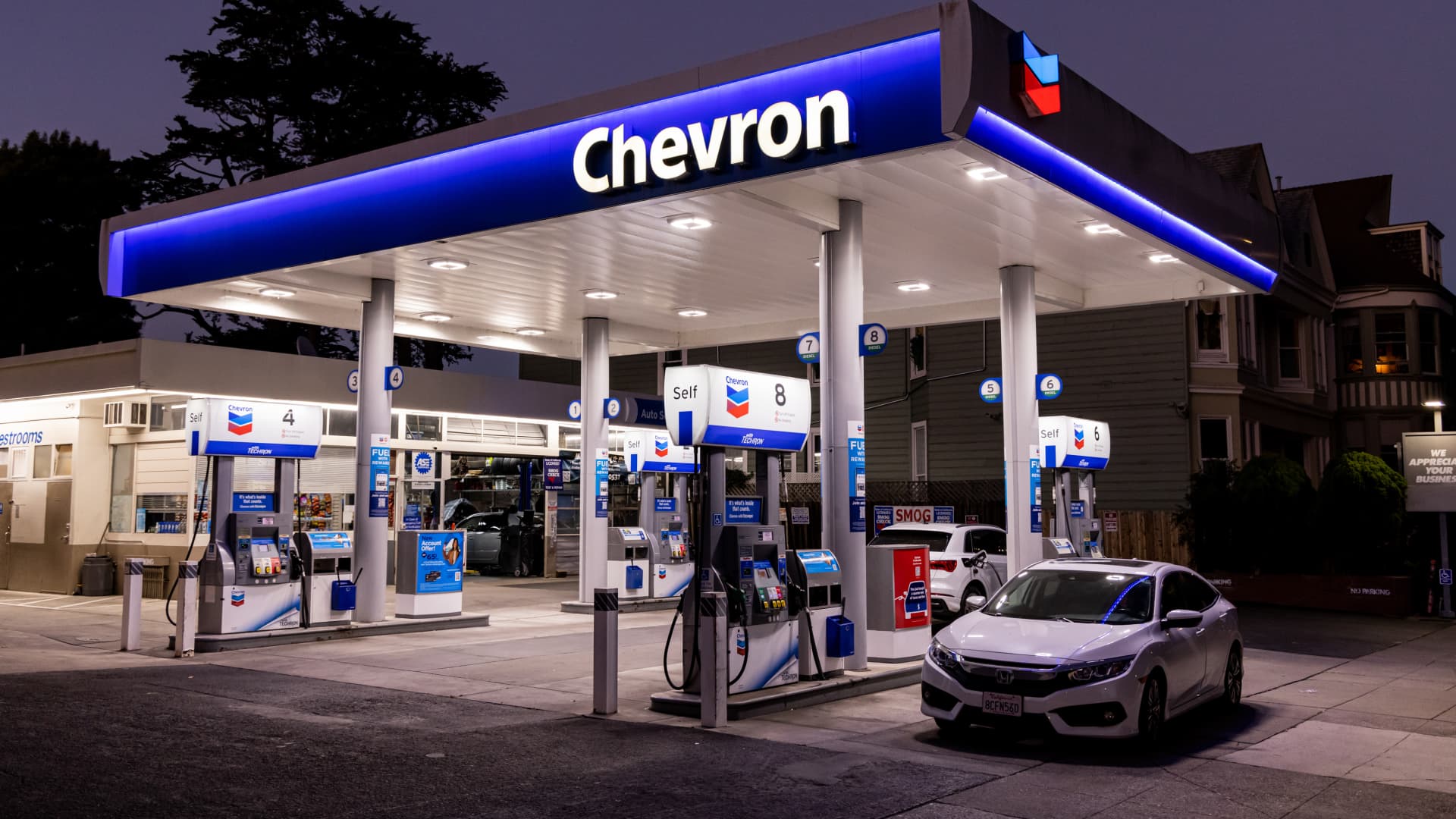 Stocks making the biggest moves midday: Chevron, Hims and Hers, Xenon Pharma, Vertiv and more
