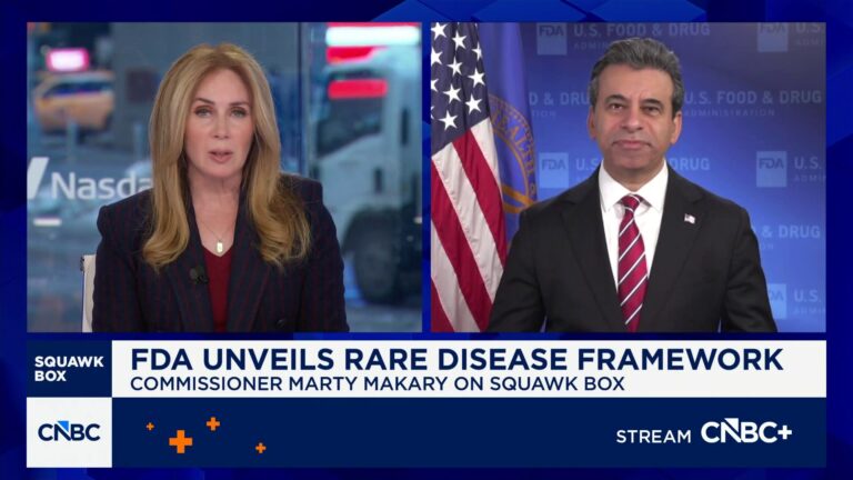 FDA Commissioner Dr. Makary on rare disease therapy approvals, internal politics at the agency