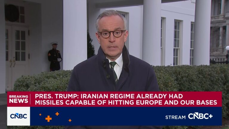 Trump: U.S. military continues to carry out large scale combat operations