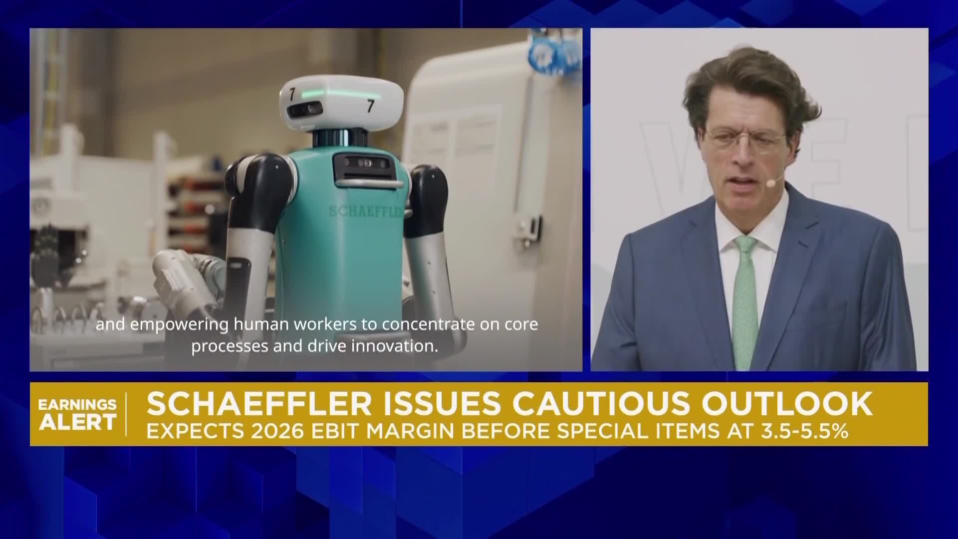 Schaeffler CEO: Humanoid robots and defence are key growth drivers