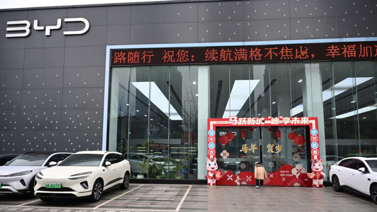 BYD sales plunge in first two months of 2026 as EV giant loses more ground to competitors