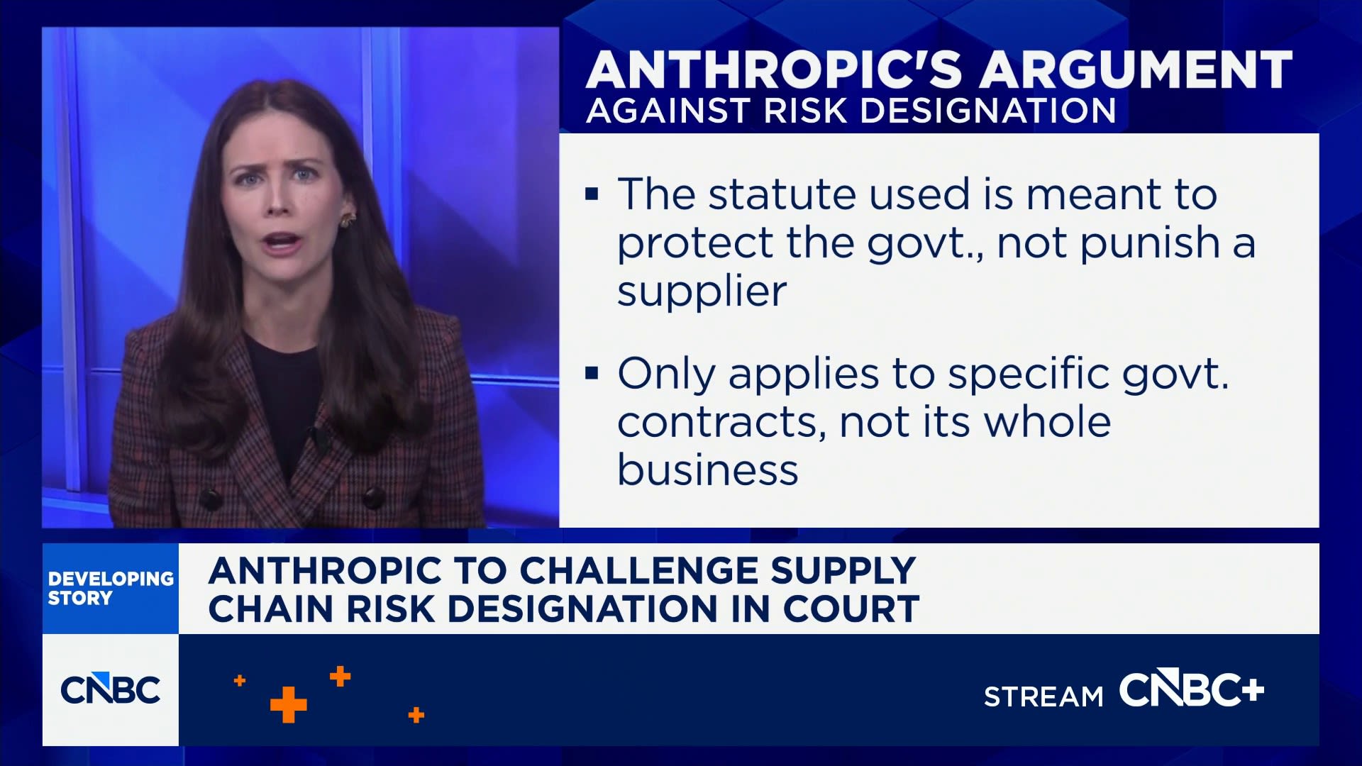 Anthropic to challenge supply chain risk designation in court