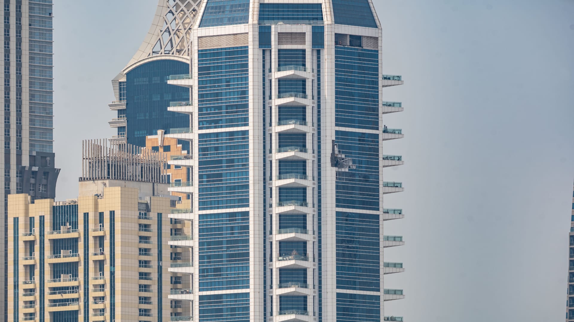 Iranian projectiles continue to strike Gulf countries' infrastructure