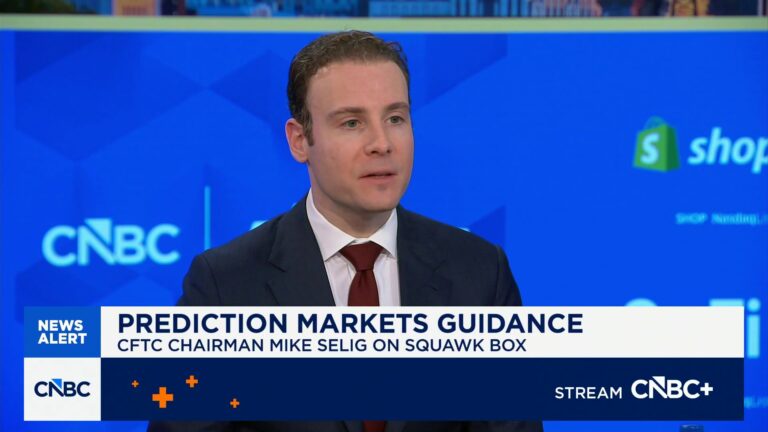 CFTC Chairman on prediction markets: It's important we don't have manipulation and insider trading