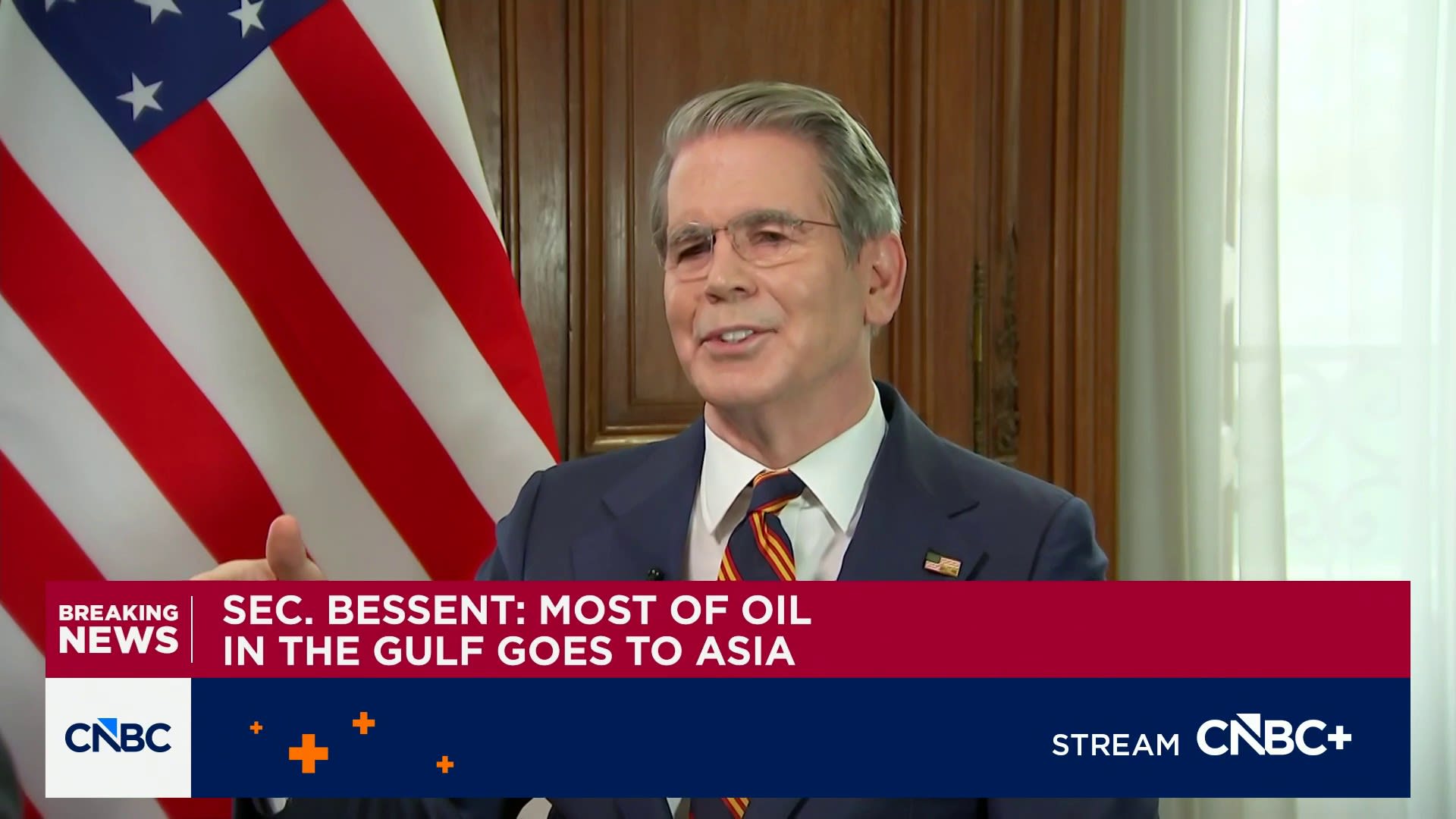 Sec. Bessent: Treasury not intervening in oil commodities markets and has no authority to do so