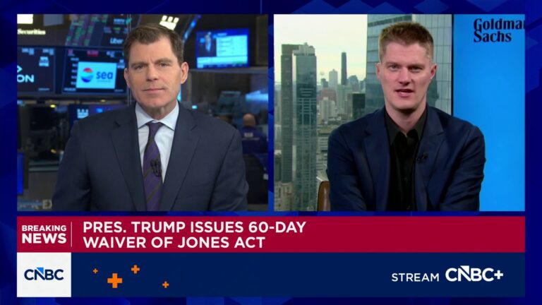 Trump’s 60-day shipping waiver could ease East Coast fuel prices: Goldman Sachs’ Daan Struyven