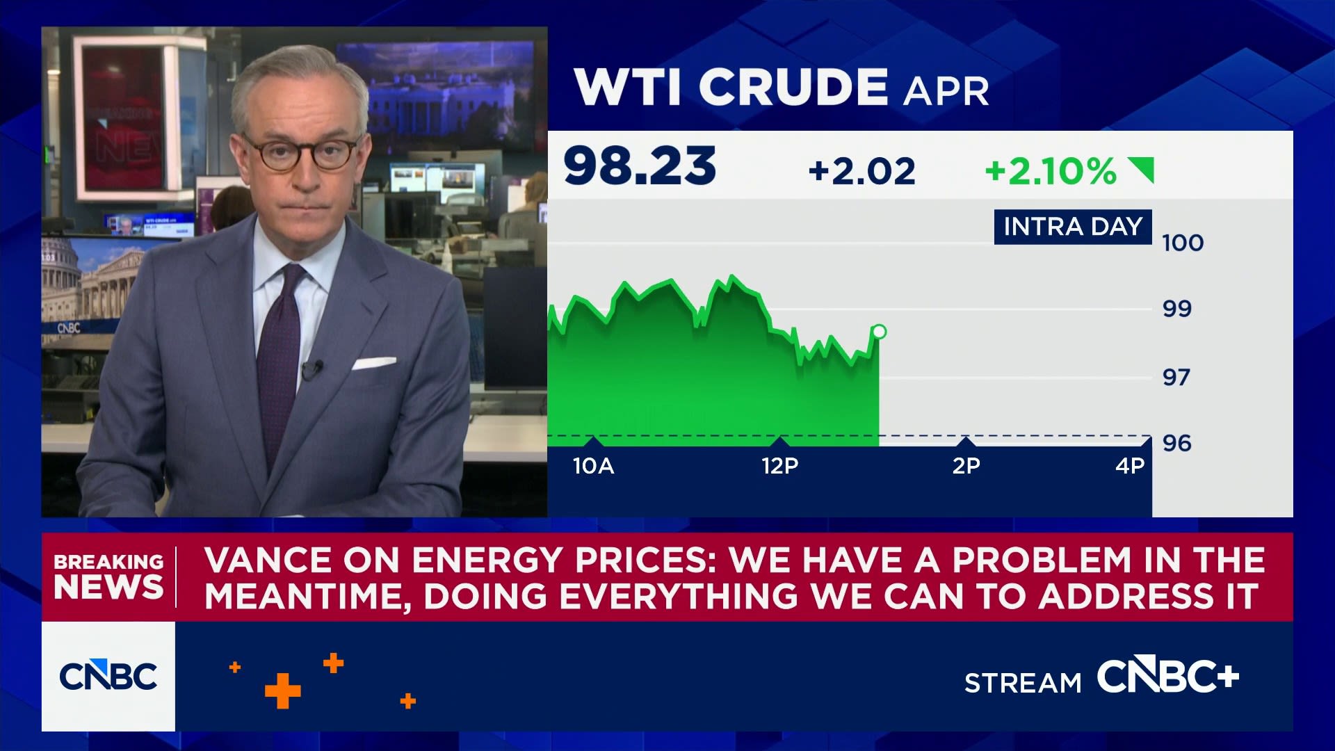 VP Vance: Energy prices will 'come back down to reality' after Iran War